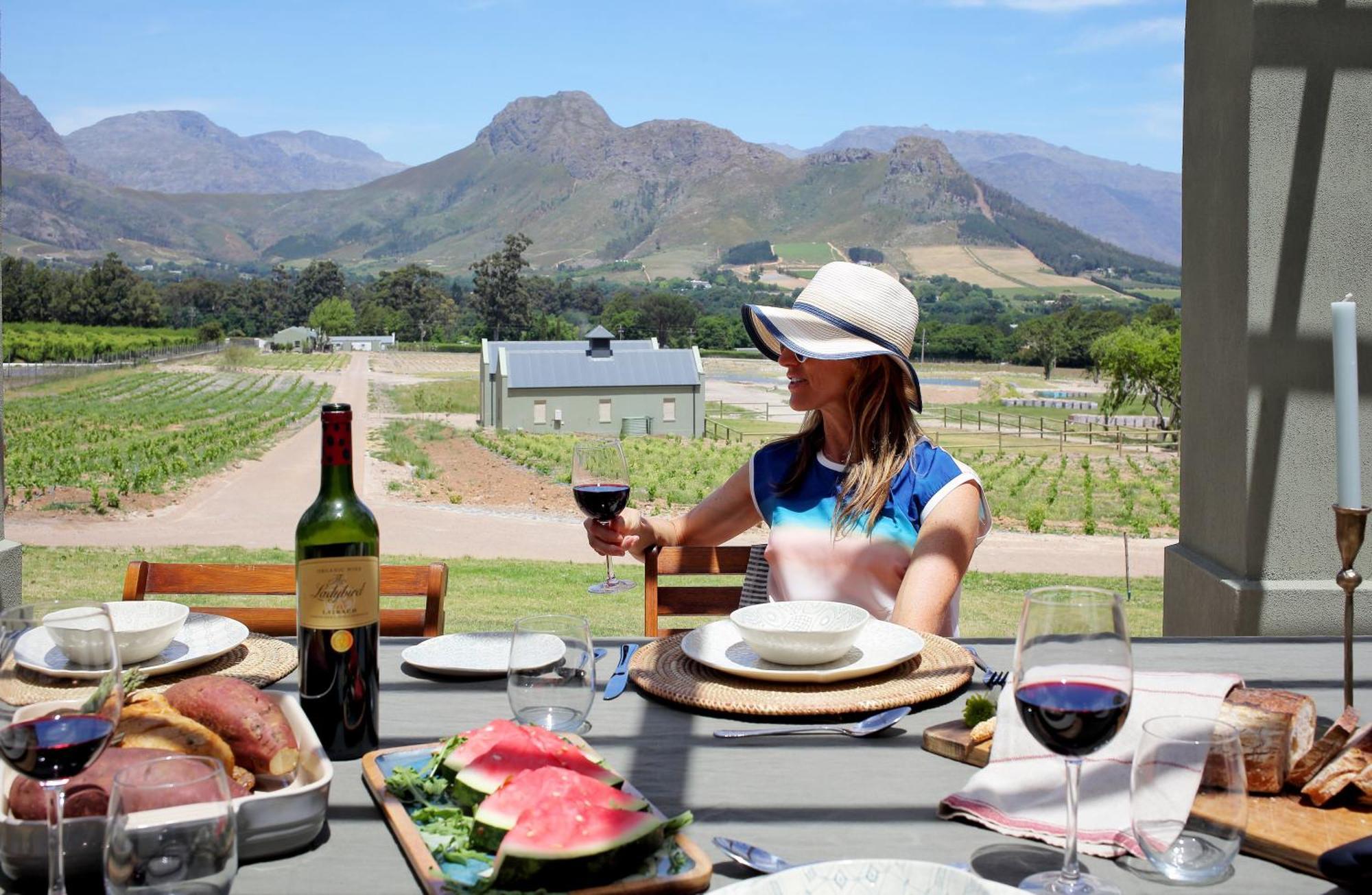 Jardin De La Ferme Villa Franschhoek Buitenkant foto